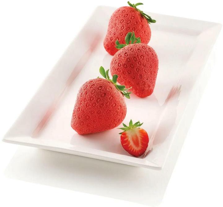 Image du produit Silikomart Moule en Silicone - Fragole E Panna (5.90 cm)