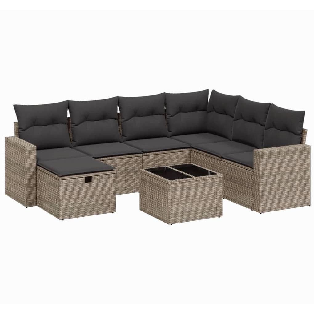 Thumbnail - VidaXL, Gartenlounge, 10-tlg. Garten-Lounge-Set mit Kissen
