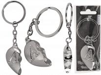 Actual product image Ootb Metal keychain, Broken Heart