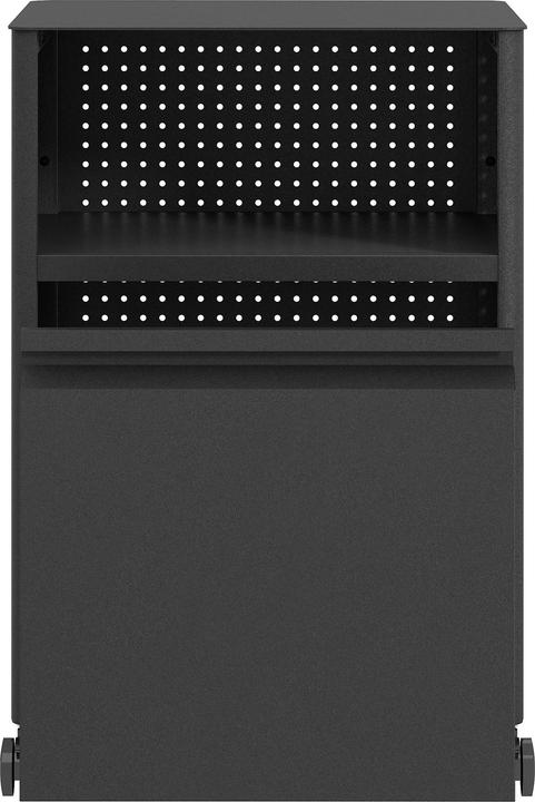 Produktbild En.Casa Rollcontainer Velvevn Stahl 54x40x36 cm Schwarz (39.50 x 35.50 x 54 cm)