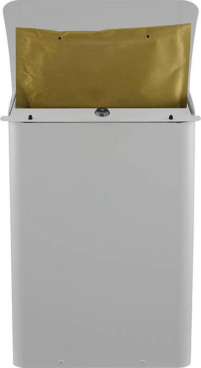 Immagine prodotto ReinigungsBerater Cassetta per le lettere a muro 29 cm bianca Cassetta per le lettere in metallo resistente al fuoco