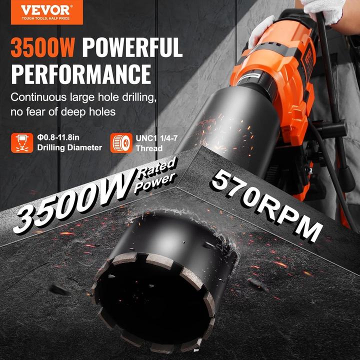 Image du produit Vevor Trapano per Carotaggi