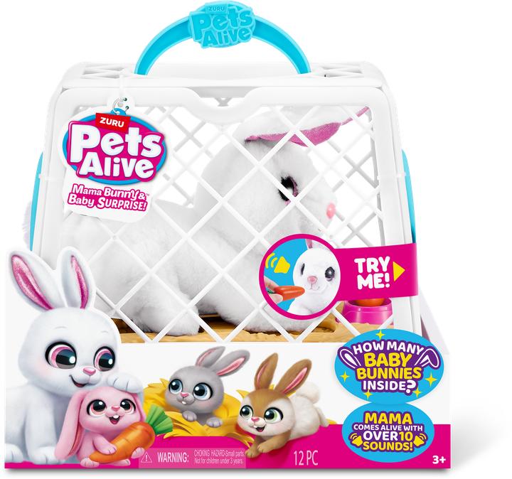 Actual product image Zuru Pets Alive Mama Bunny Surprise (23.80 cm)