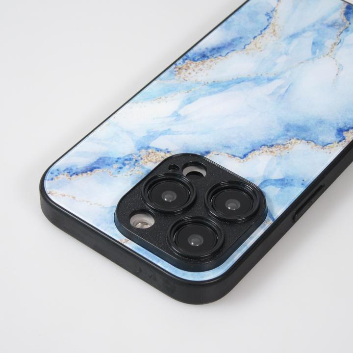 Image du produit PhoneLook Coque Glass marbre avec bord en silicone clair (Apple iPhone 13 Pro Max)