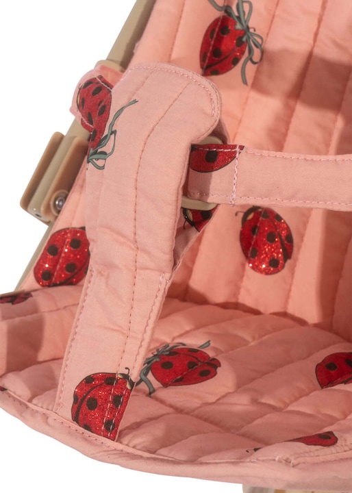 Actual product image Konges Slojd Exclusive: Ladybug Glitter doll's pram
