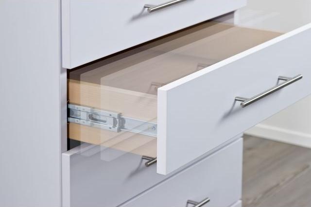 Image du produit Hettich Schubladenschiene Vollauszug 450 mm chromatiert 2 Stück