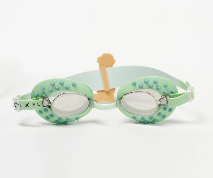 Sunnylife Kids Swim Goggles Shred Turtle Aqua