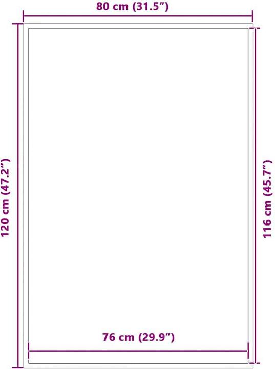 Image du produit vidaXL Marka (80 x 120 cm)