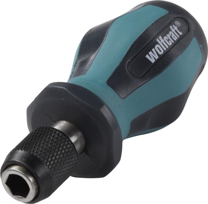 Actual product image wolfcraft 1 Hand-held screwdriver with bit attachment 76mm