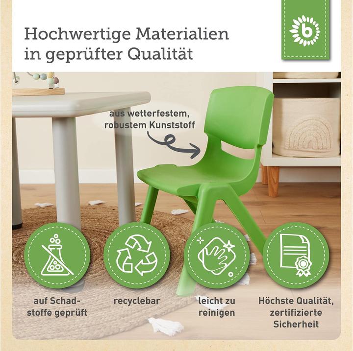 Produktbild Bieco Stuhl Grün (Kinderstuhl)