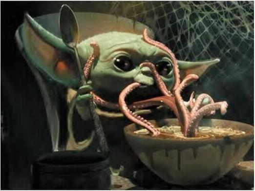 Produktbild Prime 3D Star Wars: The Mandalorian - Puzzle lenticulaire Grogu mangeant 500 pcs 61x46 cm (500 Teile)