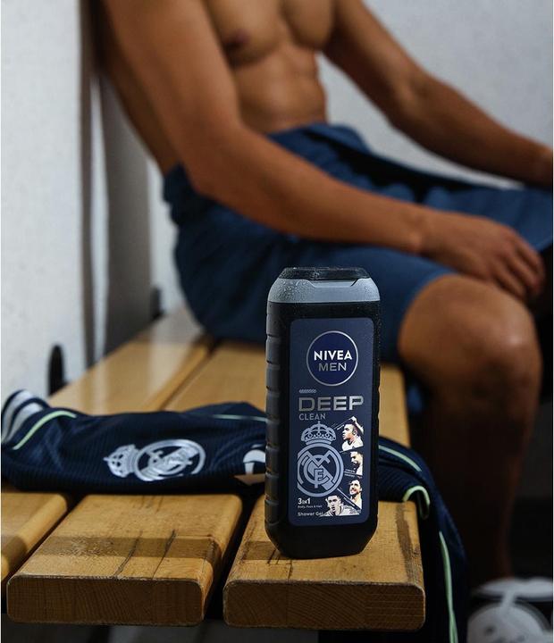Produktbild NIVEA MEN Active Pure Real Madrid Pflegedusche (250 ml)