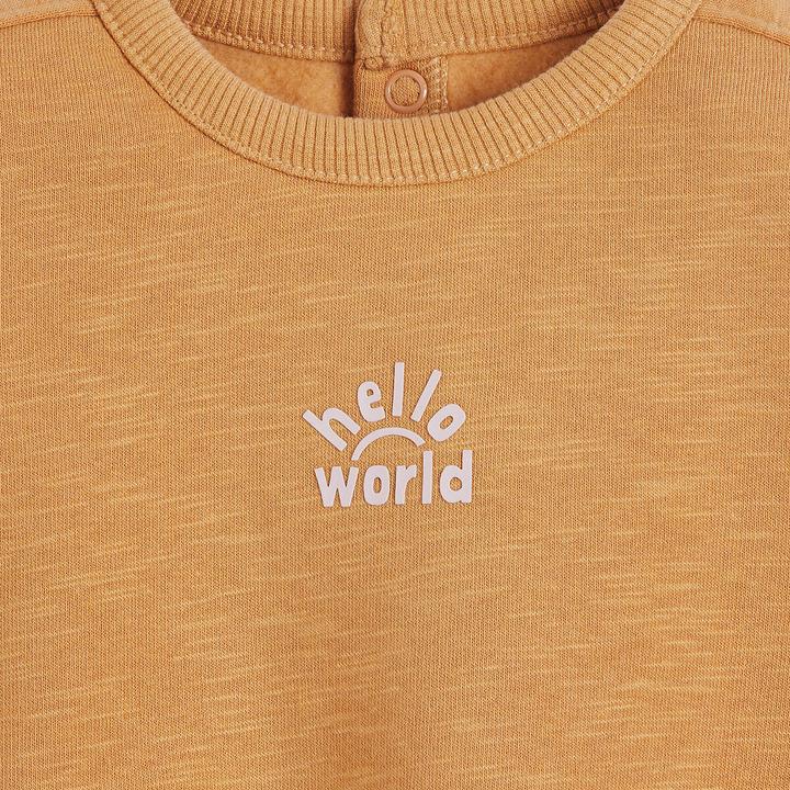 Actual product image La Redoute Collections Sweatshirt mit Rundhalsausschnitt und Druckknopfleiste (68)