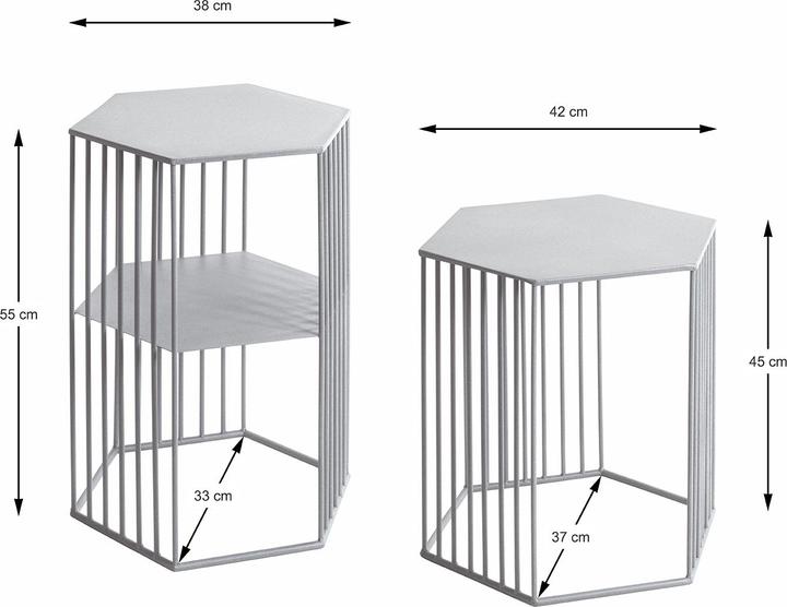 Image du produit HAKU Möbel Beistelltisch 2er Set