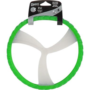 Comparer les prix de Chuckit Max Glow Roller Jouet pour Chien Taille S