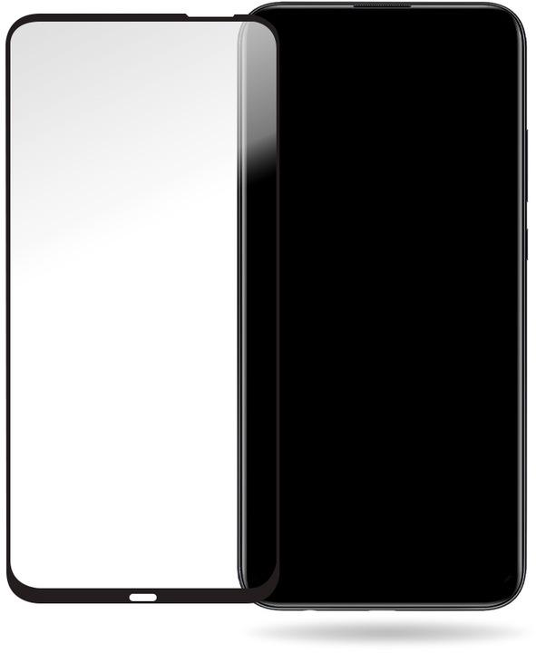 Actual product image Mobilize Black frame glass (1 Piece, Huawei P40 Lite E)