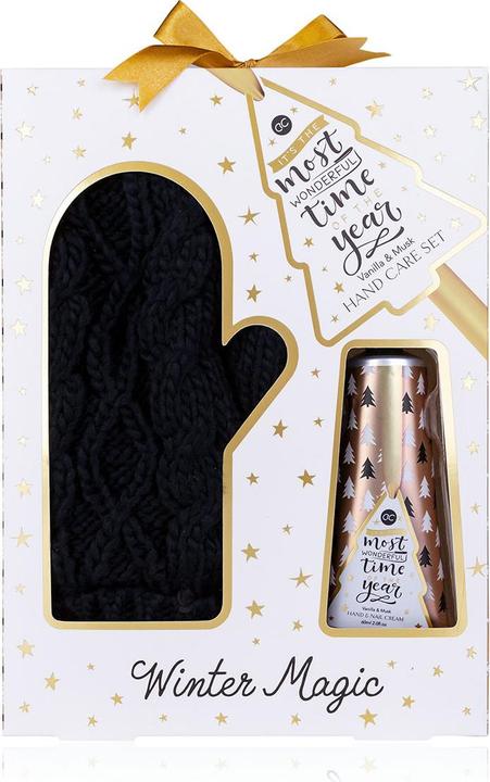 Actual product image Accentra WINTER MAGIC hand care set in gift box, incl. 60ml hand & nail cream, gloves (1 pair, single use) (Manicure set)