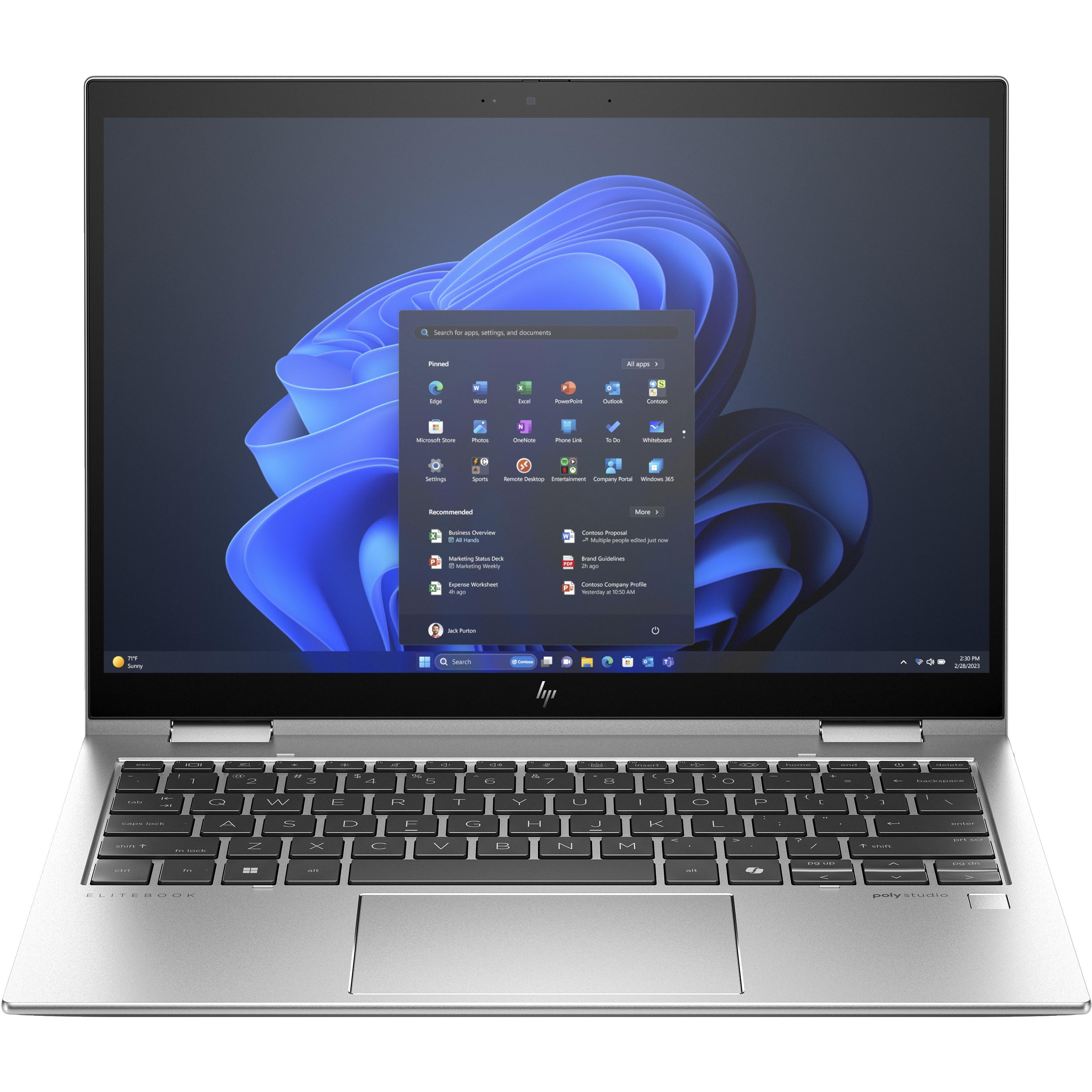 HP Elite x360 830 G11, Intel Core Ultra 7, 33,8 cm (13.3"), 1920 x 1200 Pixel, 16 GB, 512 GB, W (13.30", 16 GB, 512 GB, ...