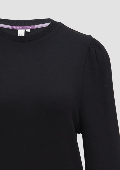 Produktbild S.Oliver Sweatshirt Viskosemix-Sweatshirt mit Puffärmeln (XL)