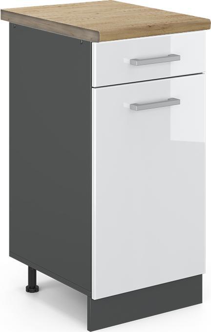 Anthrazit, Weiss, Weiss Hochglanz