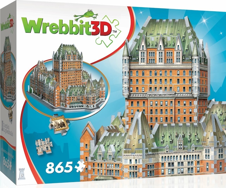 Actual product image Wrebbit 3D Chateau Frontenac / Quebec City Chateau Hotel (865 pieces)