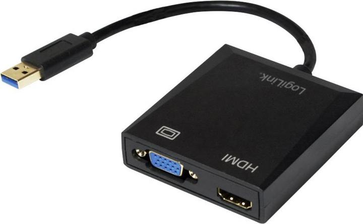 Produktbild LogiLink USB 3.0 zu (VGA, HDMI, 6.40 cm)
