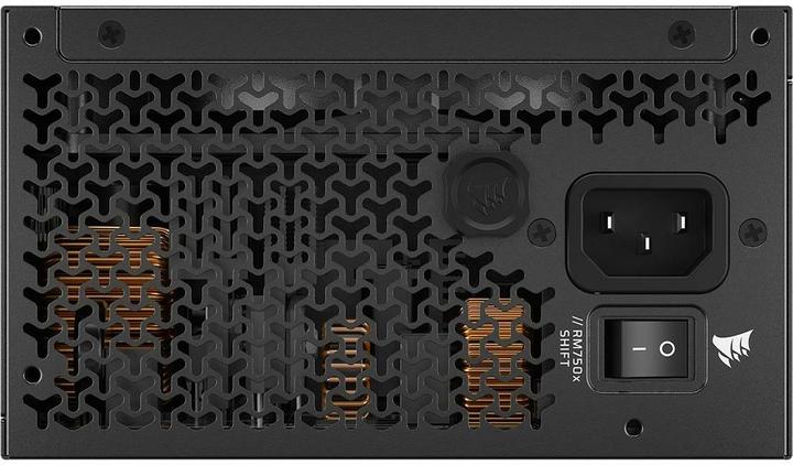 Actual product image Corsair RM750x Shift Strmforsyning - 750 Watt - 140 mm - ATX 3.1 - 80 Plus Gold certified (750 W)