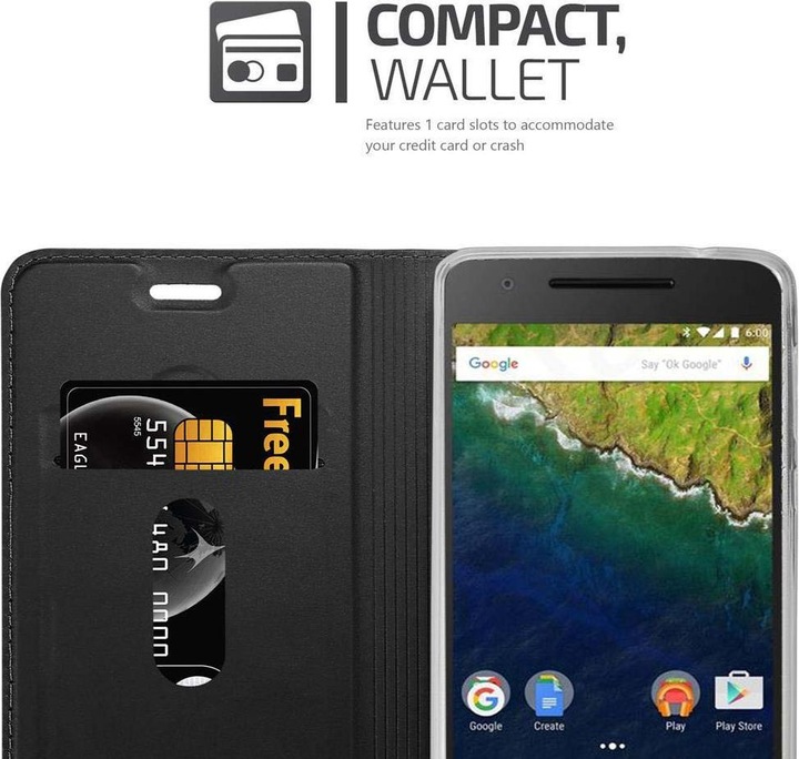 Produktbild Cadorabo Book Classy Style Cover (Huawei Nexus 6P)