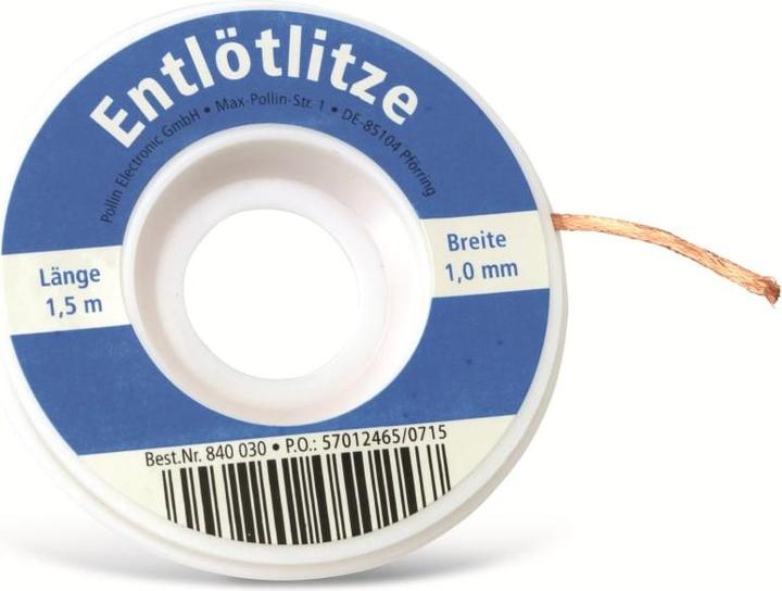 Actual product image Eneroid Desoldering braid, 1.0 mm, 1.5 m (Desoldering set)