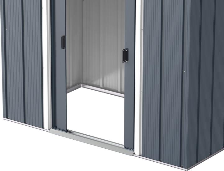 Produktbild Tepro Gerätehaus Eco 6x4, anthrazit/weiss