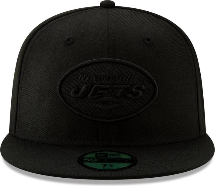 Actual product image New Era 59Fifty Fitted Cap - ALL BLACK New York Jets - 6 7/8 (6 7/8)