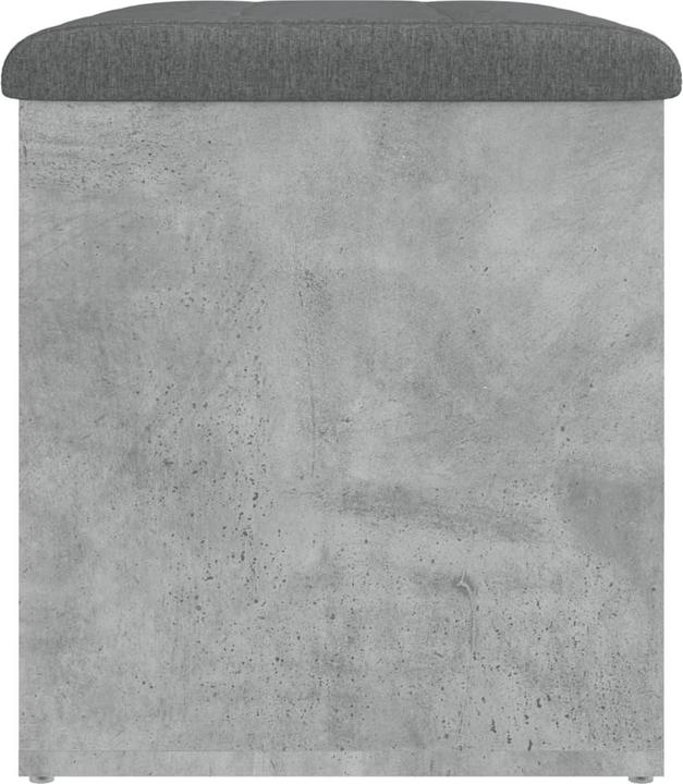 Actual product image vidaXL Bench with storage space concrete grey 62x42x45 cm (42 cm)