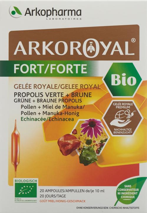 Image du produit Arkopharma Arkoroyal forte (20 pièce(s), Ampoules, 364 g)