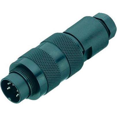 Schubiger Serie 723 6 pole M16 male connector, Elektronikkabel + Stecker