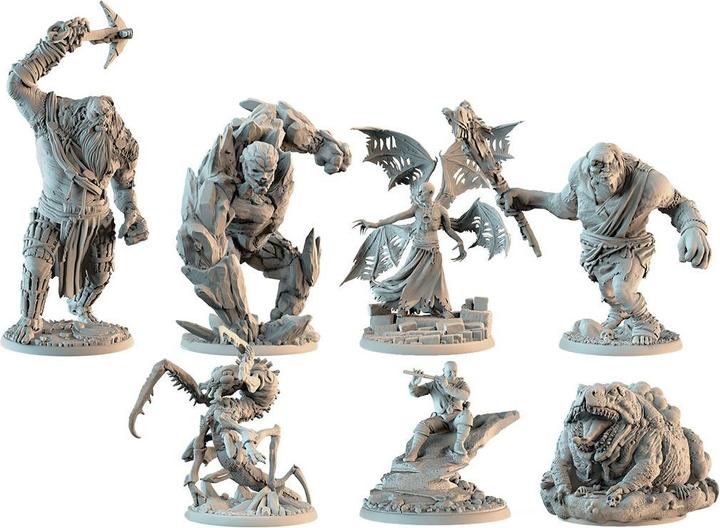 Actual product image Go on Board The Witcher: The Old World - Legendary Monsters, Board Game, for 1-5 players (German, 1 - 5 Players)