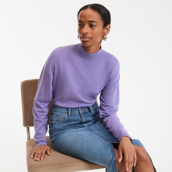 Immagine prodotto La Redoute Collections Pullover mit Stehkragen (XXL)