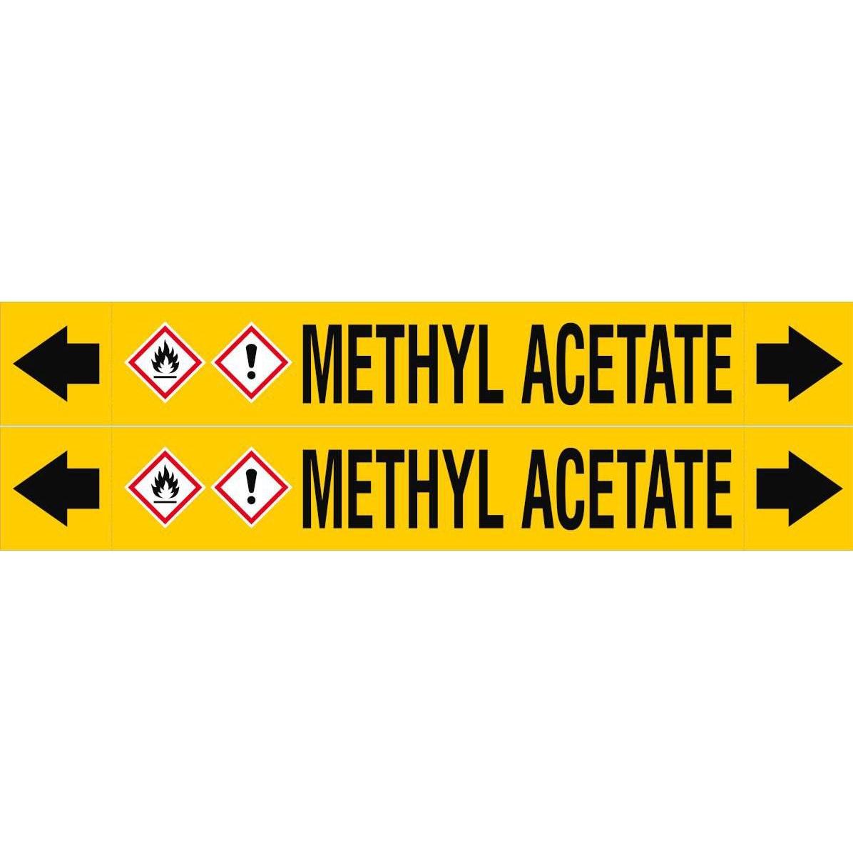 Brady ASME - Rohrmarkierer - Methyl Acetate (ASMEPM-50X345MM-METHYL ACETATE)