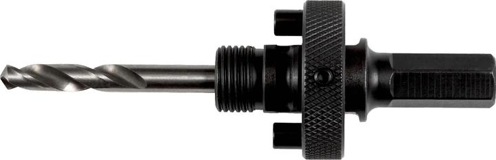 Actual product image Bahco Quick-release shank for carbide-tipped hole saws 32 mm x 210 mm x 11.1 mm - Cardboard packaging (30 mm)