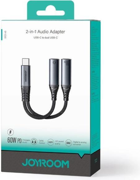 Produktbild Joyroom SY-C02 (USB-C, 3.5mm Buchse, USB-C)