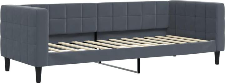 Produktbild vidaXL Tagesbett Ausziehbar mit Matratzen 100 x 200 cm Samt