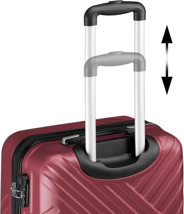 Image du produit Zelsius Ensemble de 3 valises rigides