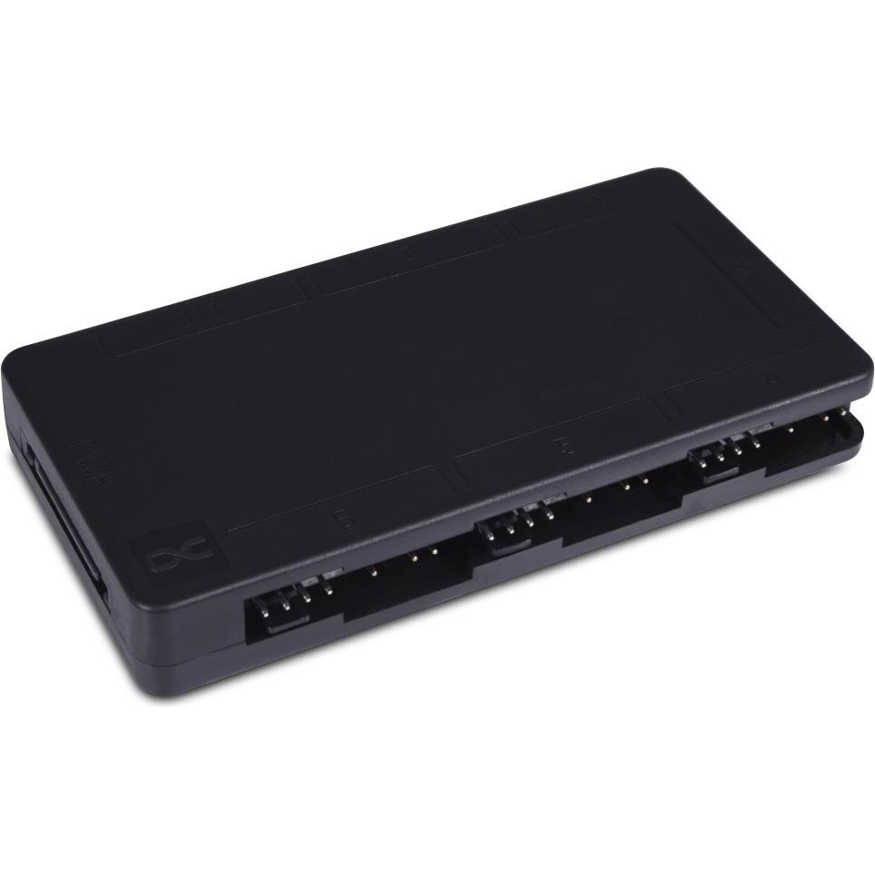 Alphacool Hub/Splitter Core 6x 4-Pin PWM/ARGB - nero (6 Ventilatore), Controller ventole PC, Nero