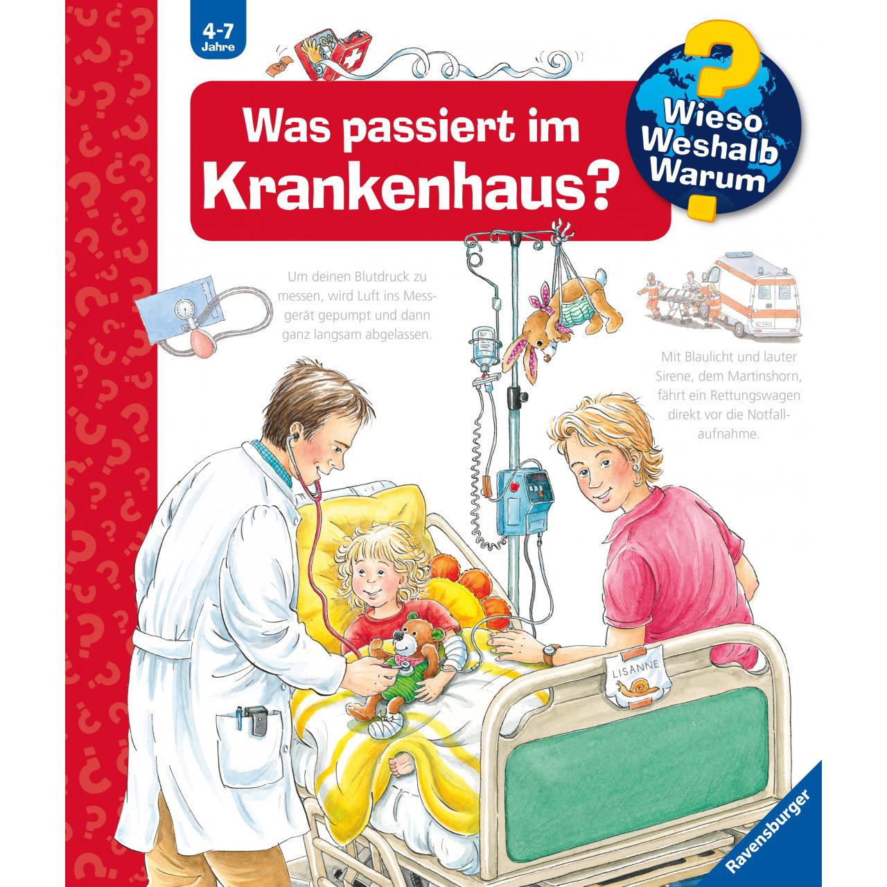 Was passiert im Krankenhaus?, Kinderbücher von Marion Kreimeyer-Visse, Andrea Erne