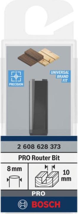 Produktbild Bosch Nutfräser, 8 mm, D1 10 mm, L 25,4 mm, G 56 mm