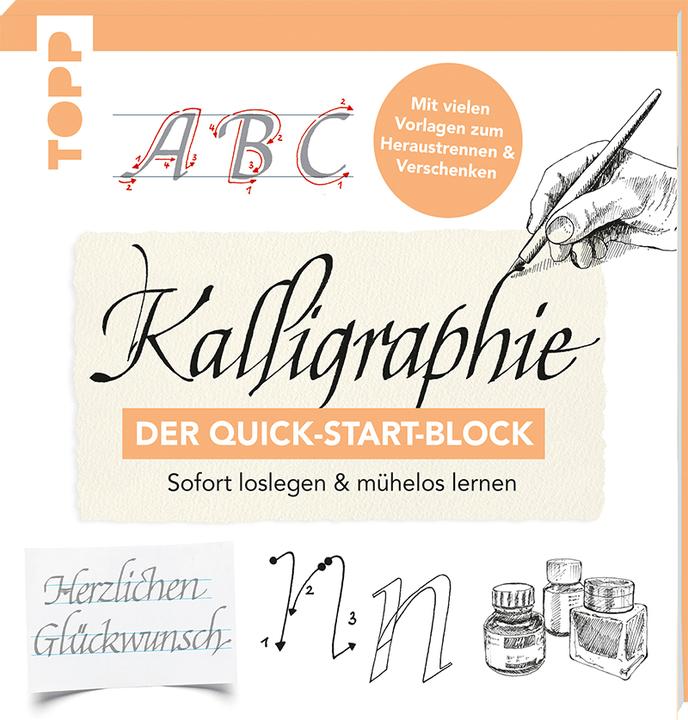 Actual product image Kalligraphie. Der Quick-Start-Block (Plain, Soft cover)