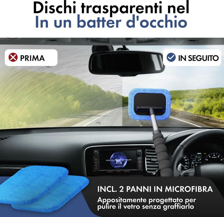 Actual product image Walser Scheibenreiniger Auto Autoscheiben Innen-Reiniger ausziehbar Windschutzscheibe