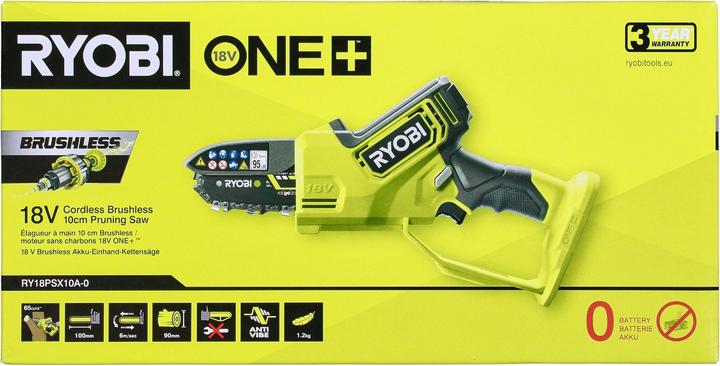 Actual product image Ryobi RY18PSX10A-0 Hand pruning shears 18 V (Battery chain saw)