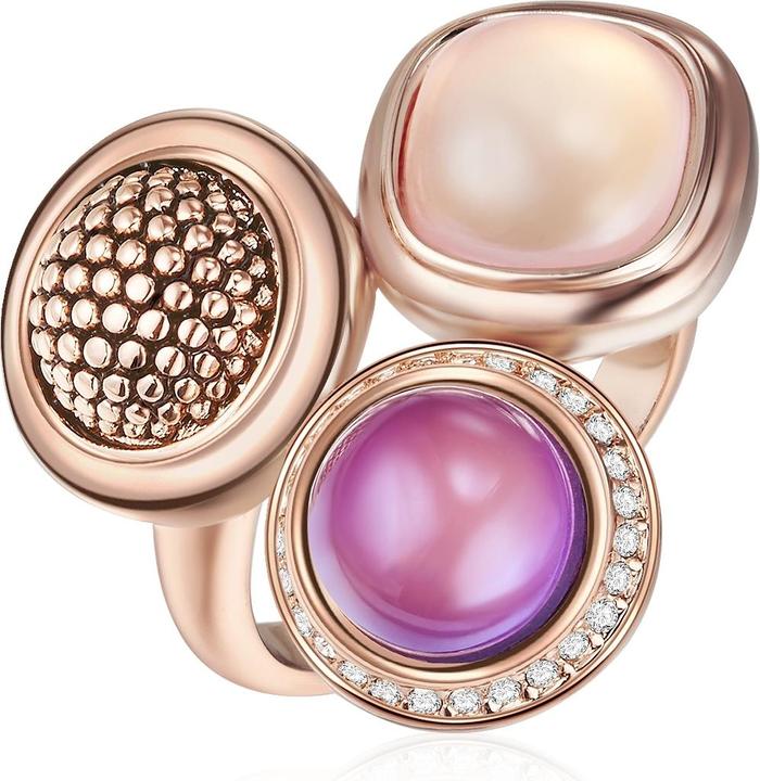 Produktbild Lulu & Jane Metall-Legierung Glas roségold - 33410 (50)