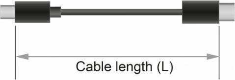 Actual product image Delock HDMI (Typ A) — USB Typ C (1 m, HDMI, USB Type C, 2.0)