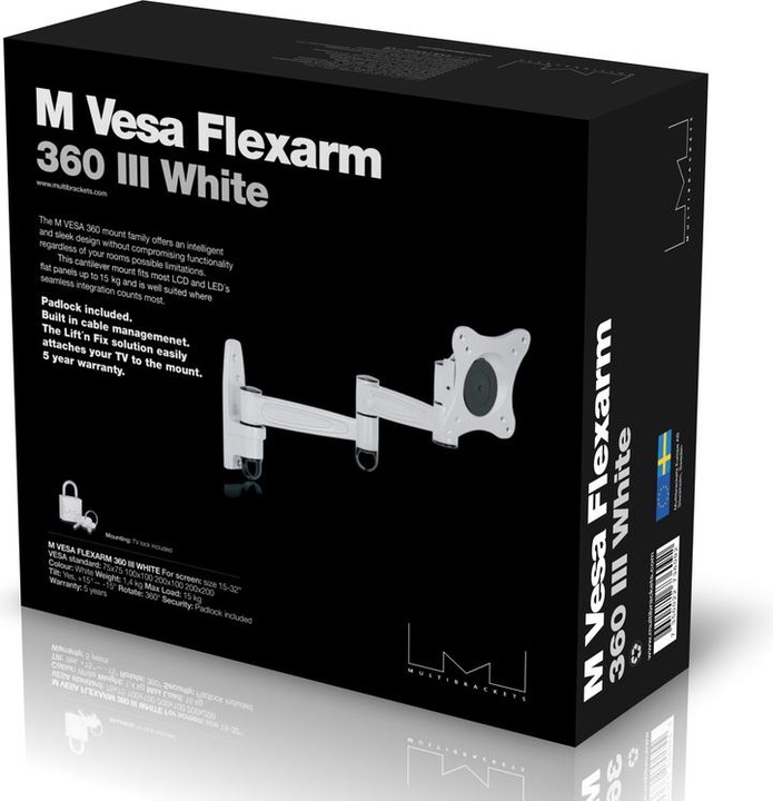 Actual product image Multibrackets M VESA flexible arm 360 III (Wall, 32", 15 kg)